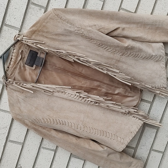 Tan Suade Jacket - Picture 4 of 9